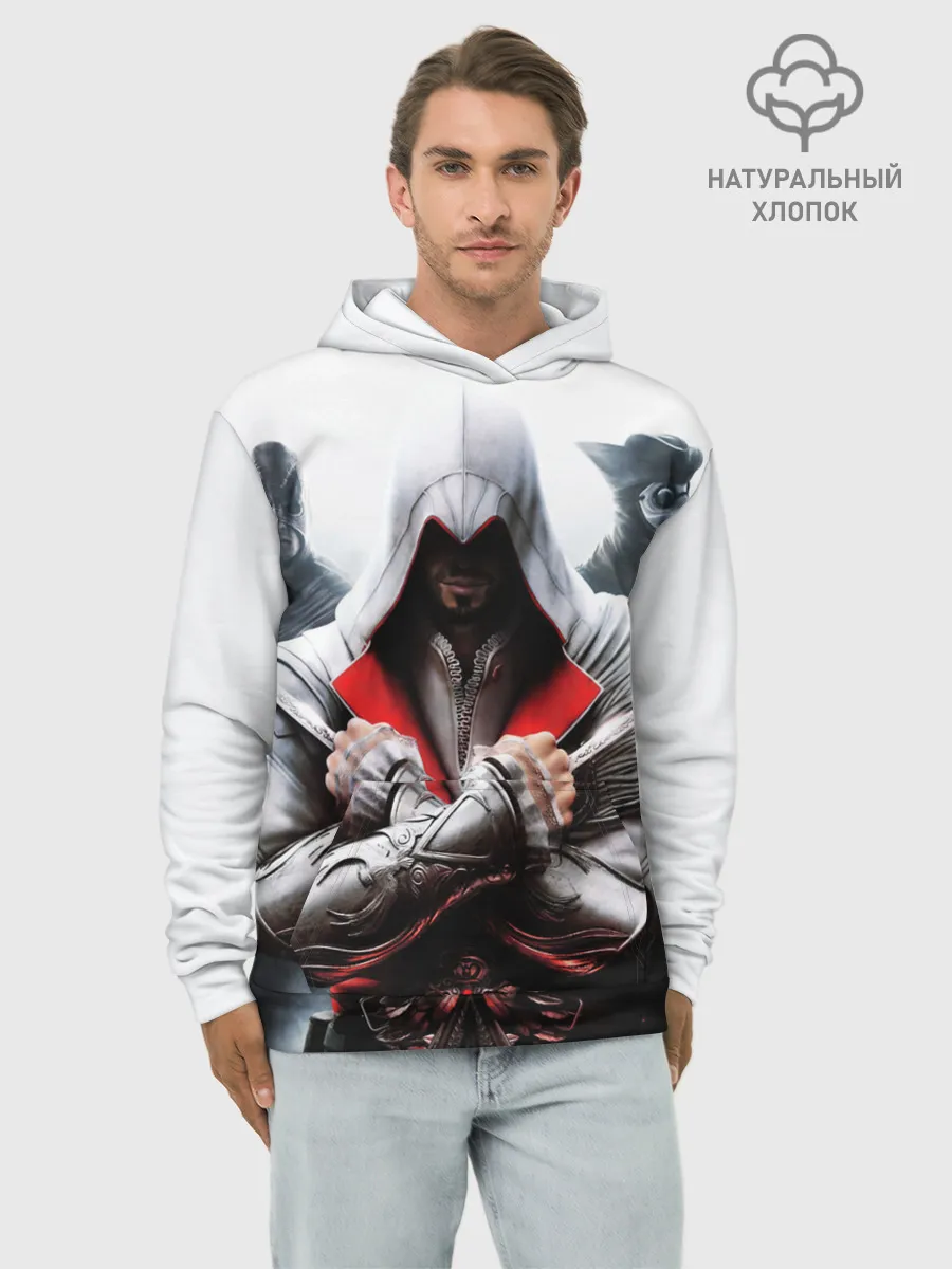 Худи мужской база хлопок / Assassin’s Brotherhood