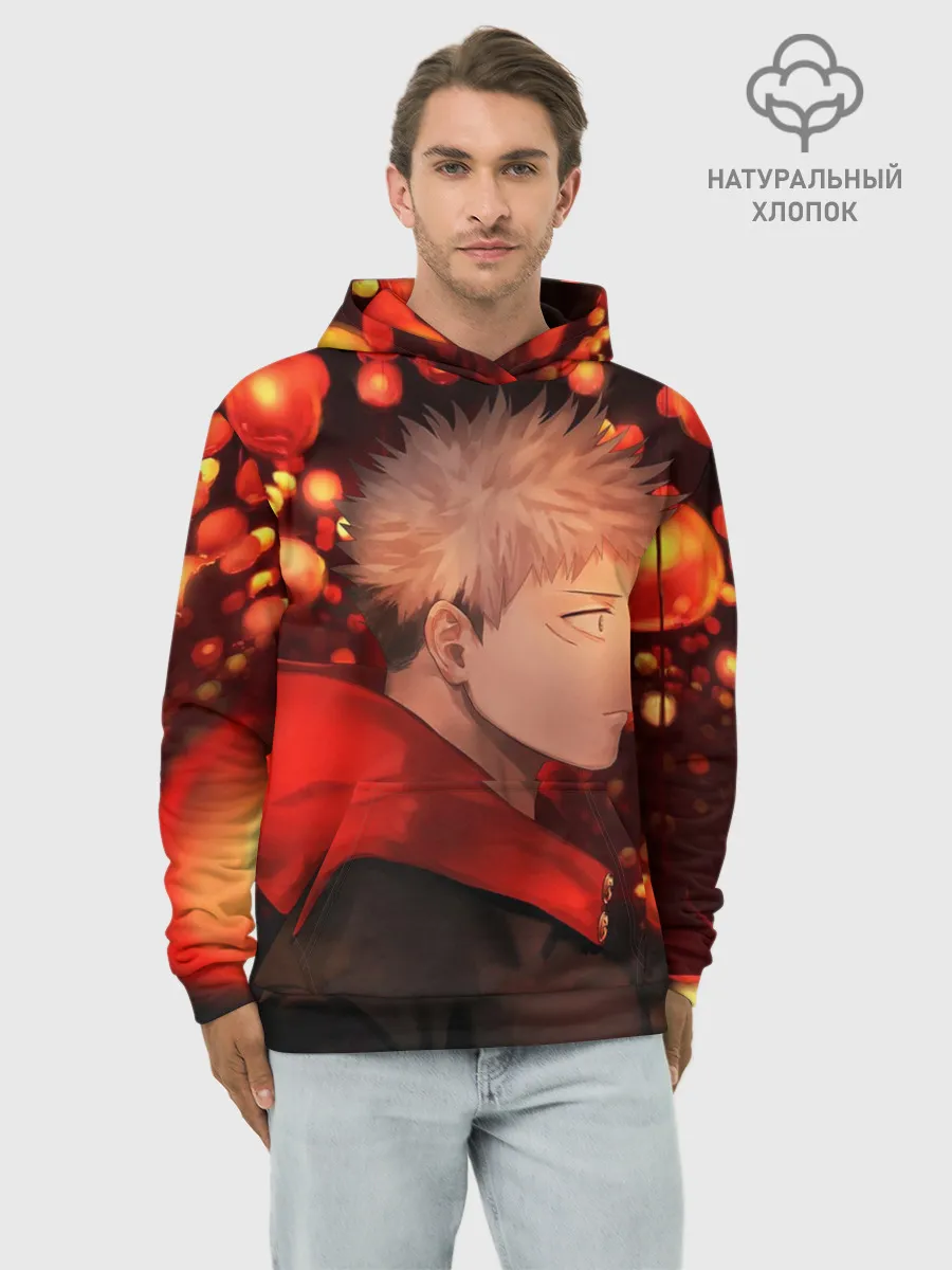 Худи мужской база хлопок / Итадори