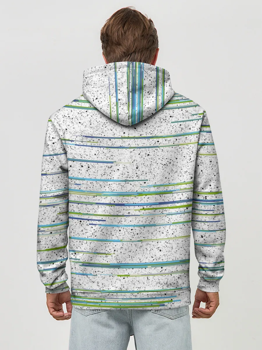 Худи мужской база хлопок / Абстракция