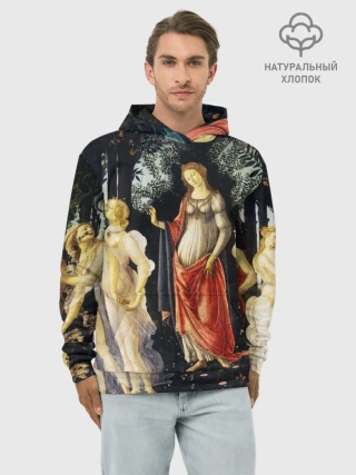 Худи мужской база хлопок / весна боттичелли