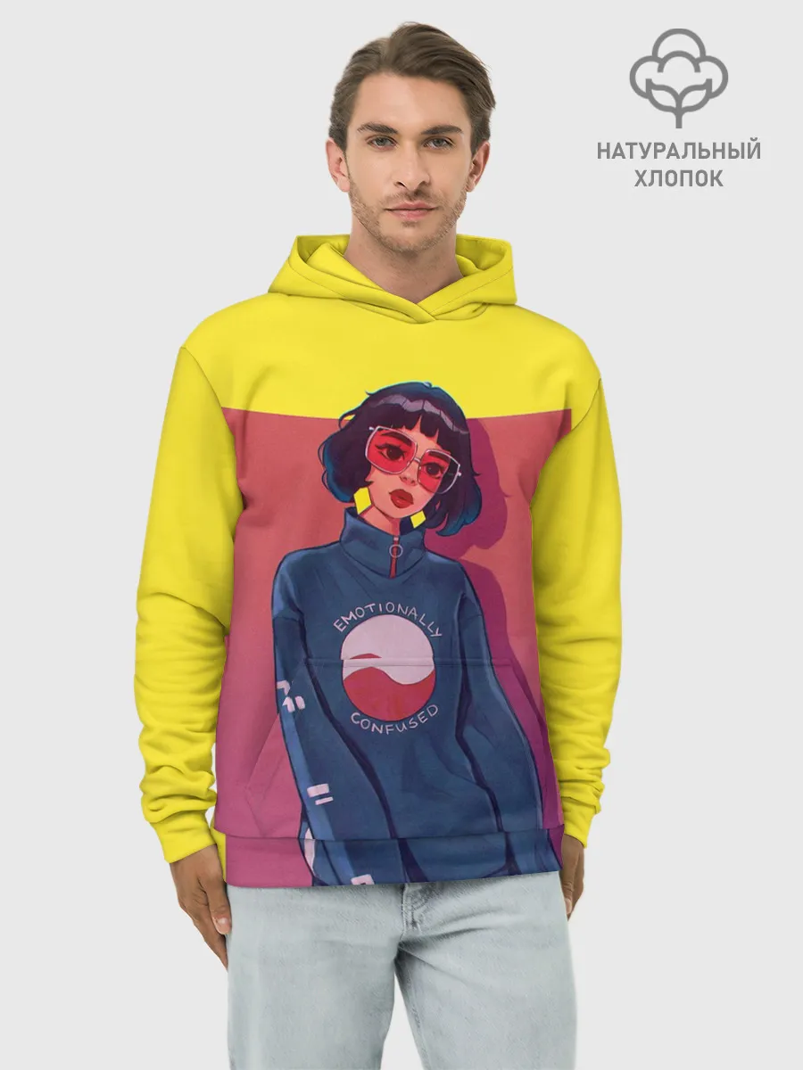 Худи мужской база хлопок / K-pop