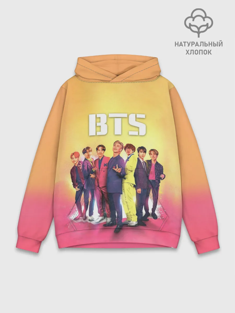 Худи мужской база хлопок / BTS