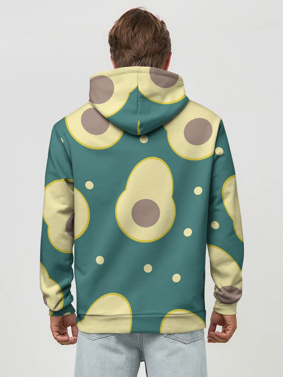 Худи мужской база хлопок / Авокадо