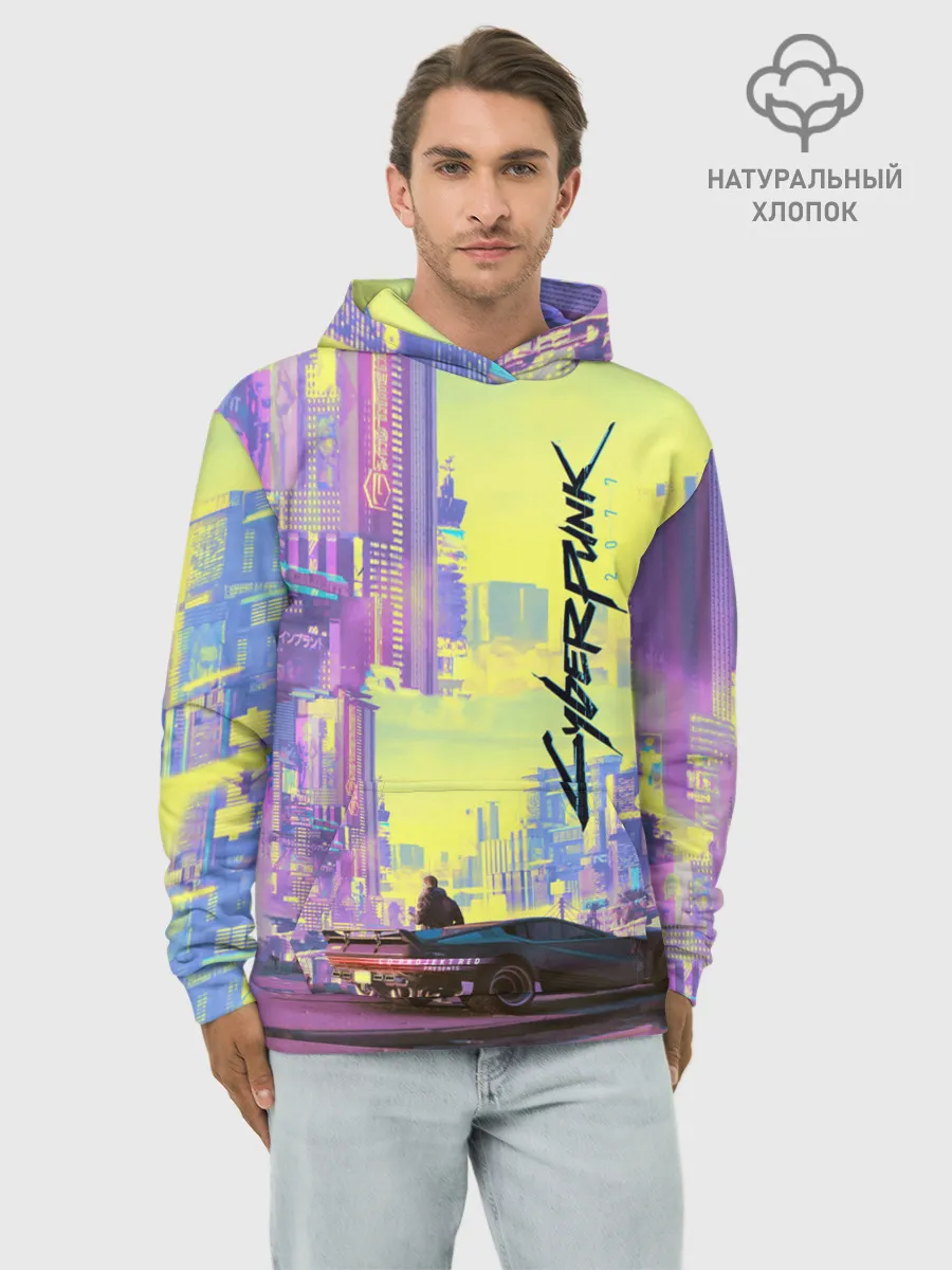 Худи мужской база хлопок / Cyberpunk 2077