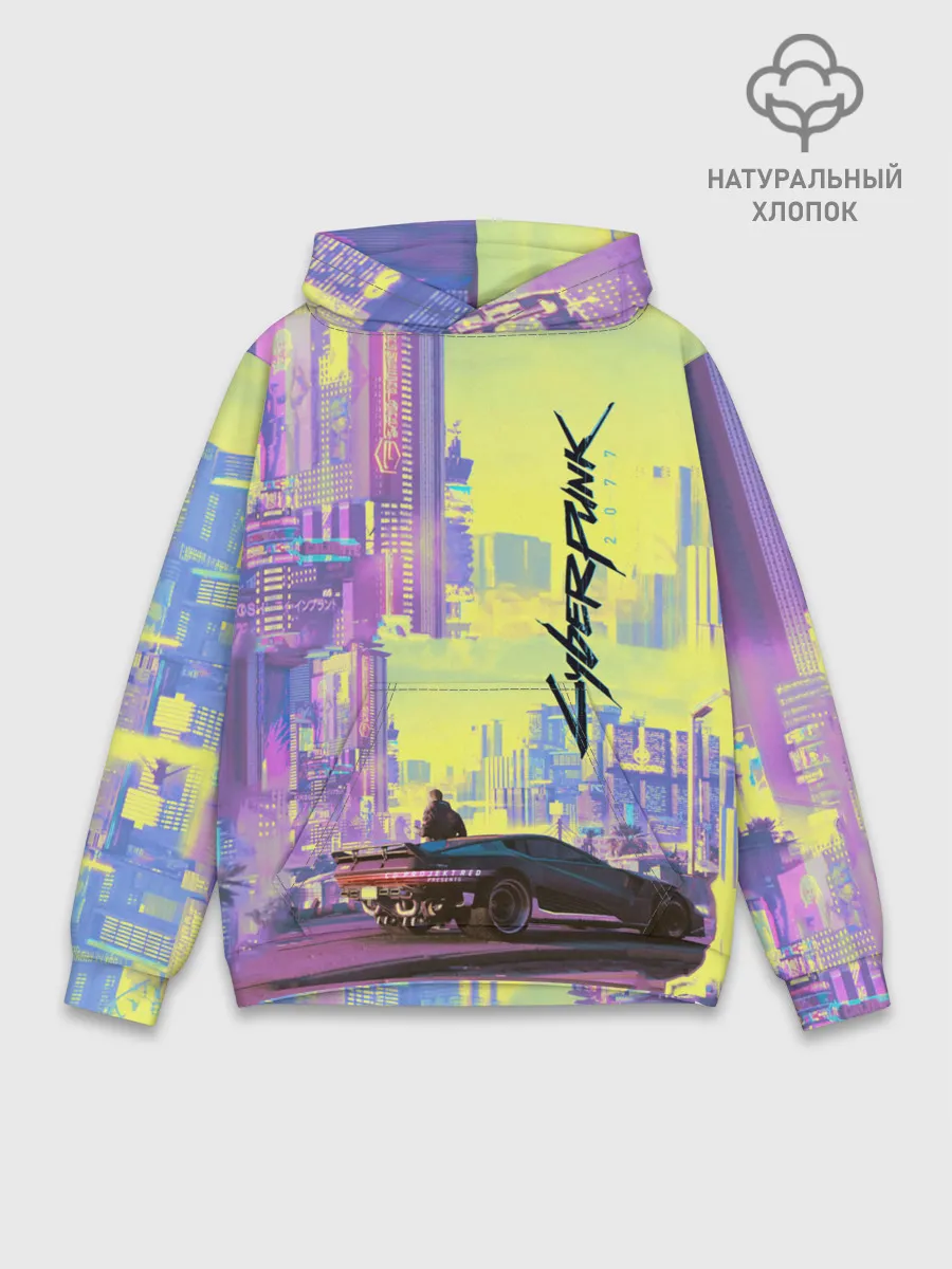 Худи мужской база хлопок / Cyberpunk 2077