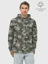 Худи мужской база хлопок / Классический камуфляж