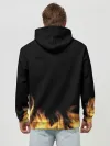 Худи мужской база хлопок / Огненное ЪУЪ
