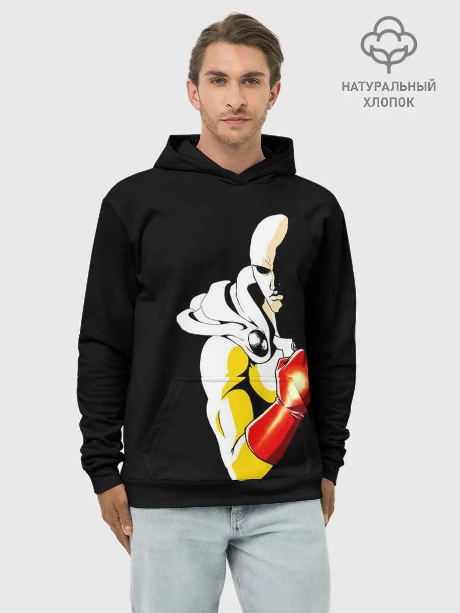 Худи мужской база хлопок / Сайтама | One Punch Man