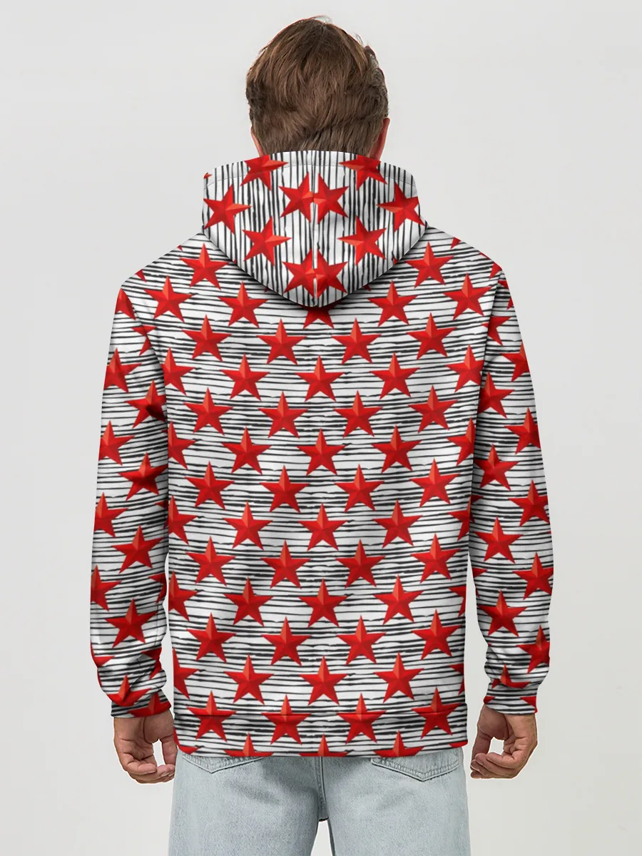 Худи мужской база хлопок / День защитника Отечества