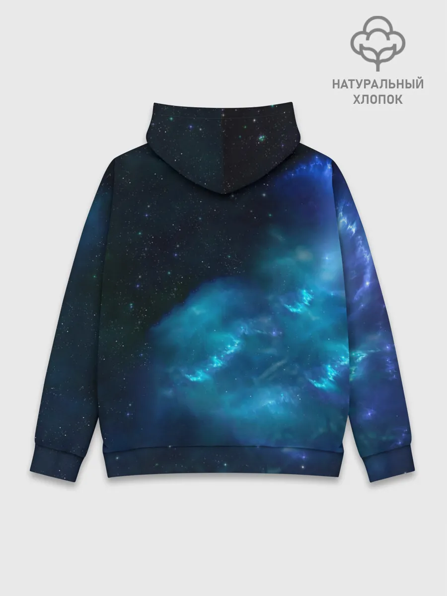 Худи мужской база хлопок / Волчара Юморит