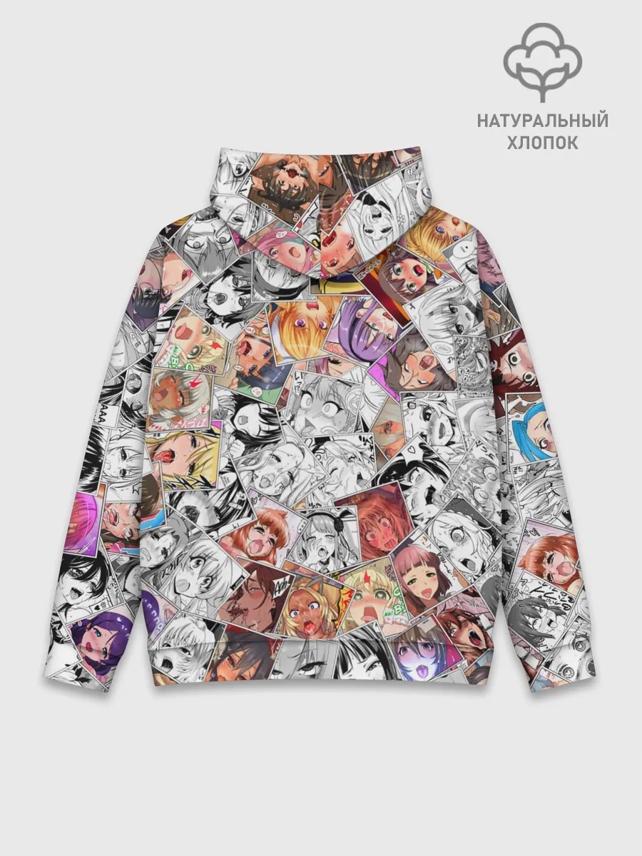 Худи мужской база хлопок / Ahegao завихрение