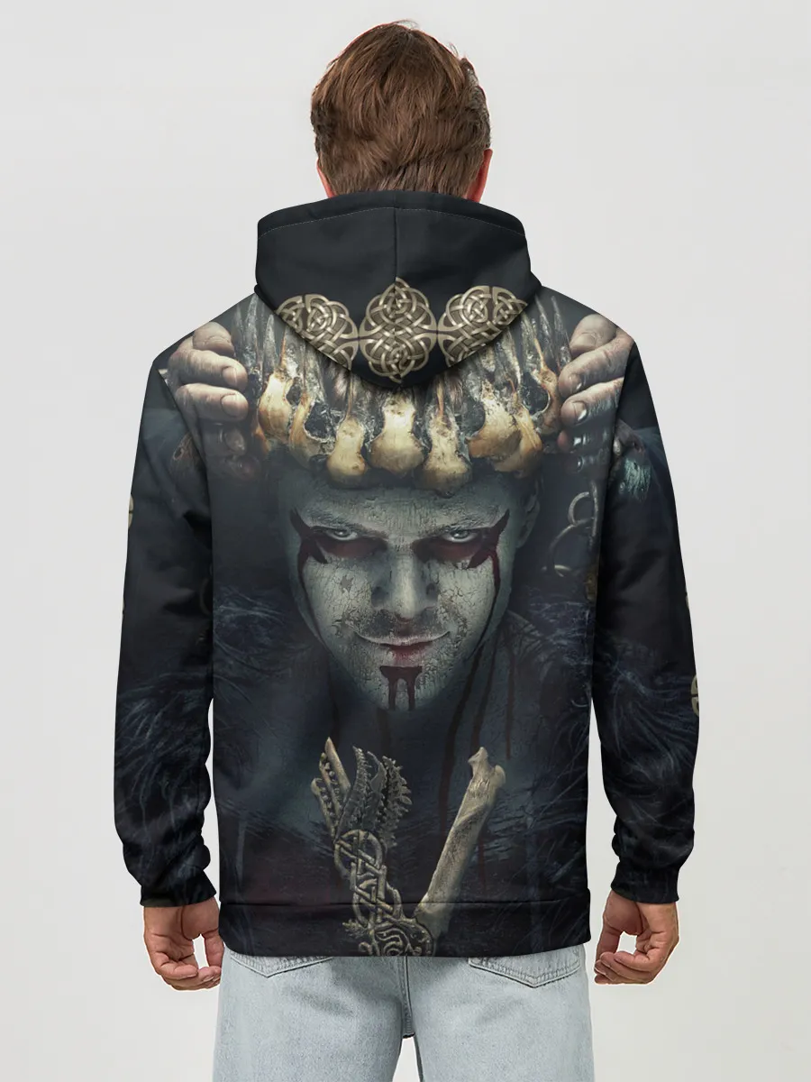 Худи мужской база хлопок / Викинги - Ивар