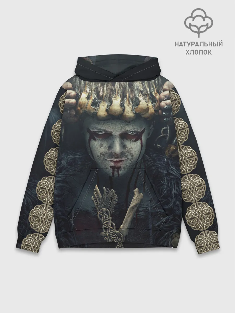 Худи мужской база хлопок / Викинги - Ивар