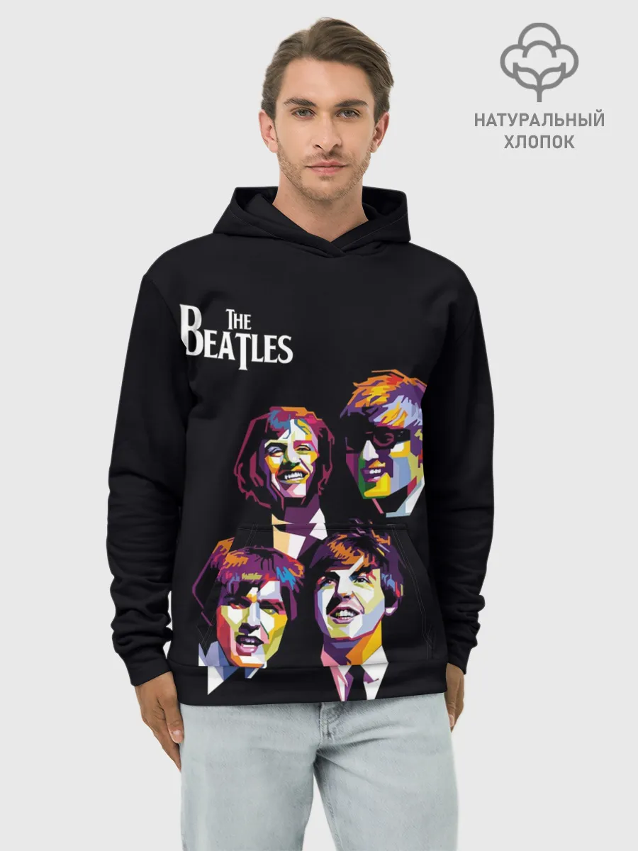 Худи мужской база хлопок / The Beatles