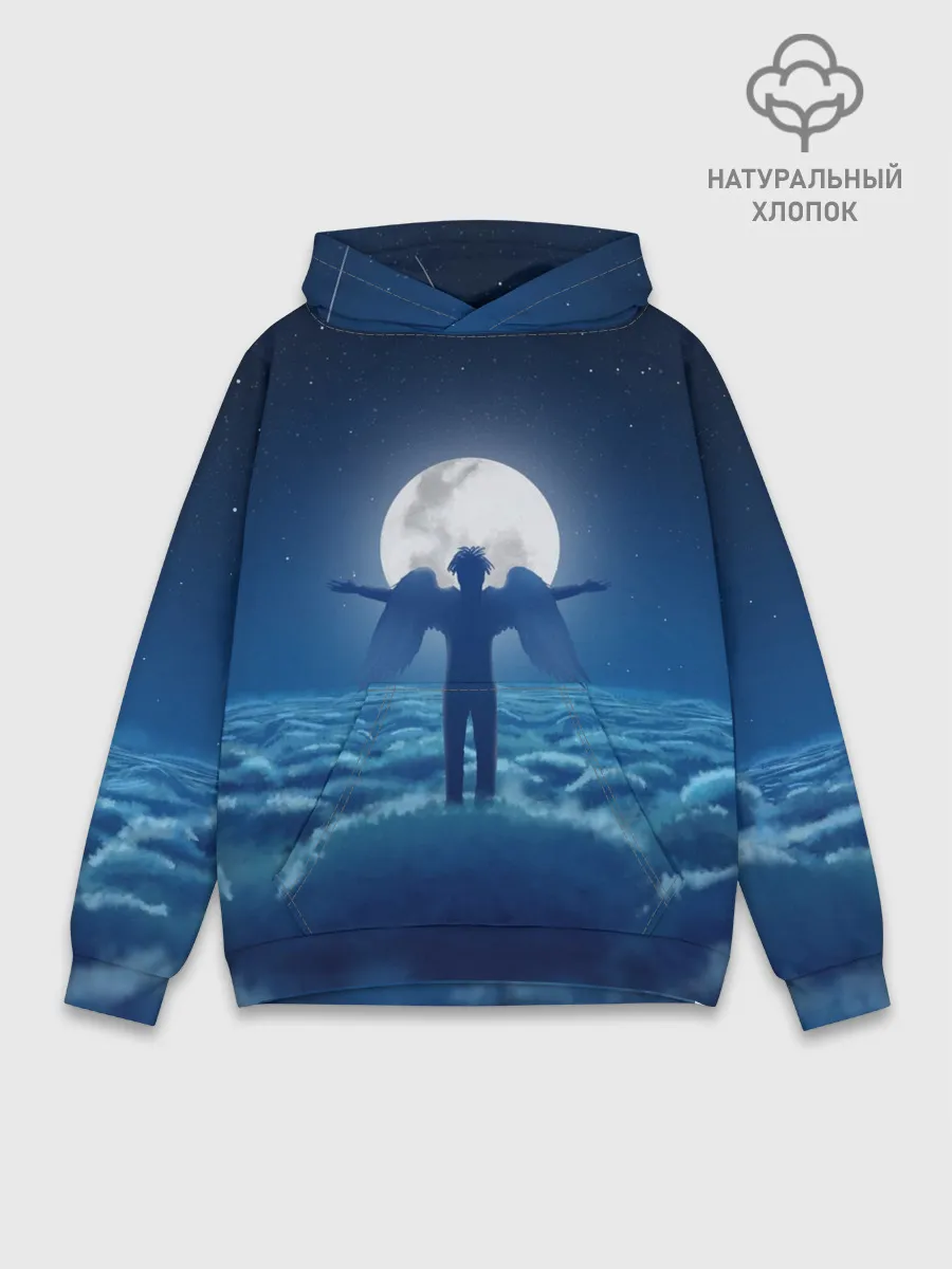 Худи мужской база хлопок / Ангел