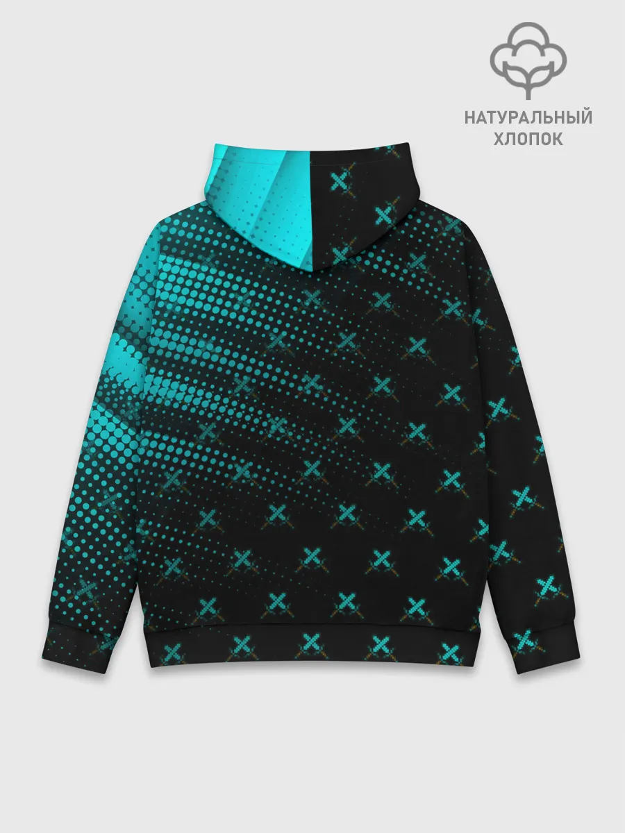Худи мужской база хлопок / Minecraft