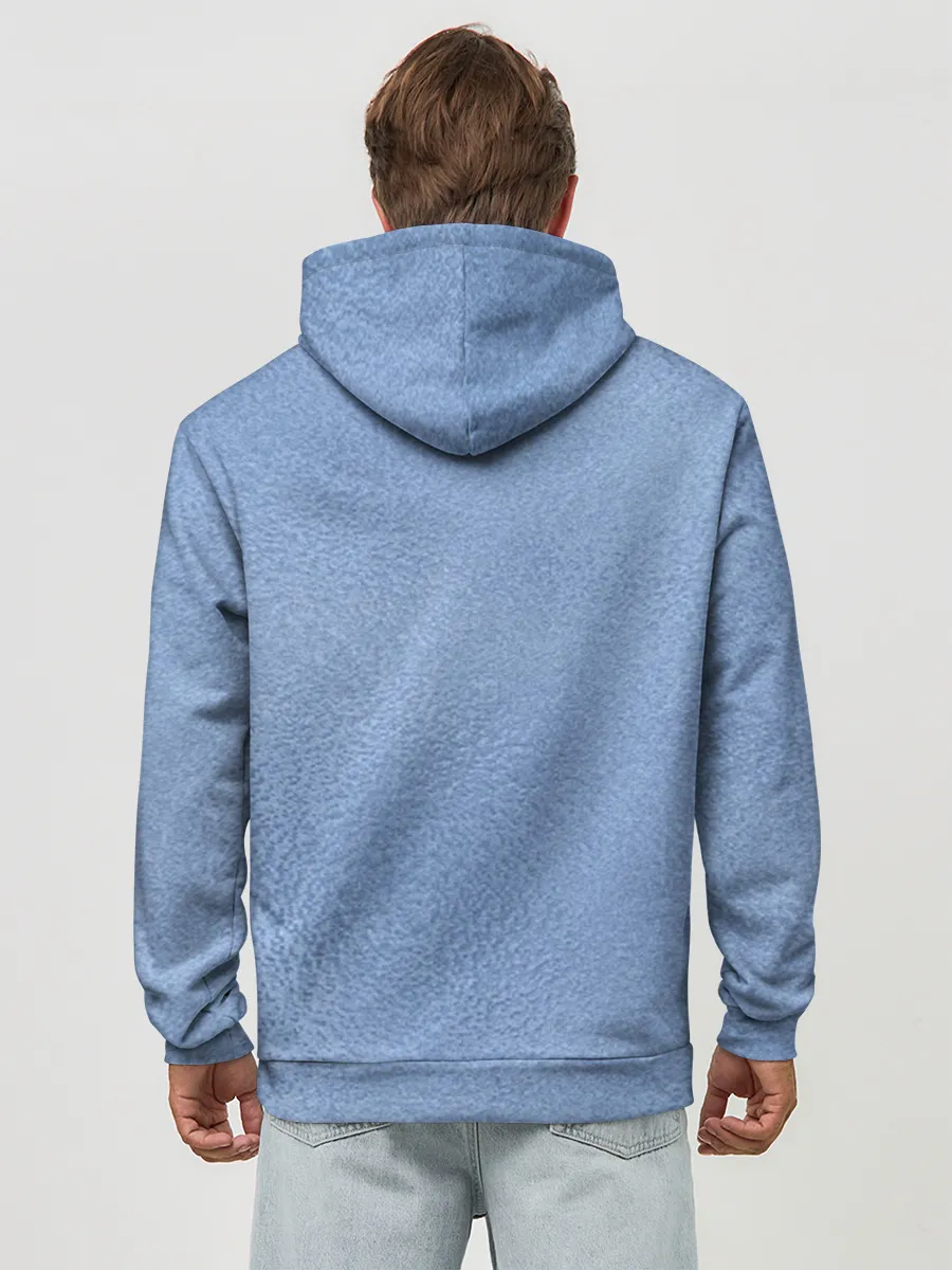 Худи мужской база хлопок / Улыбающийся кот