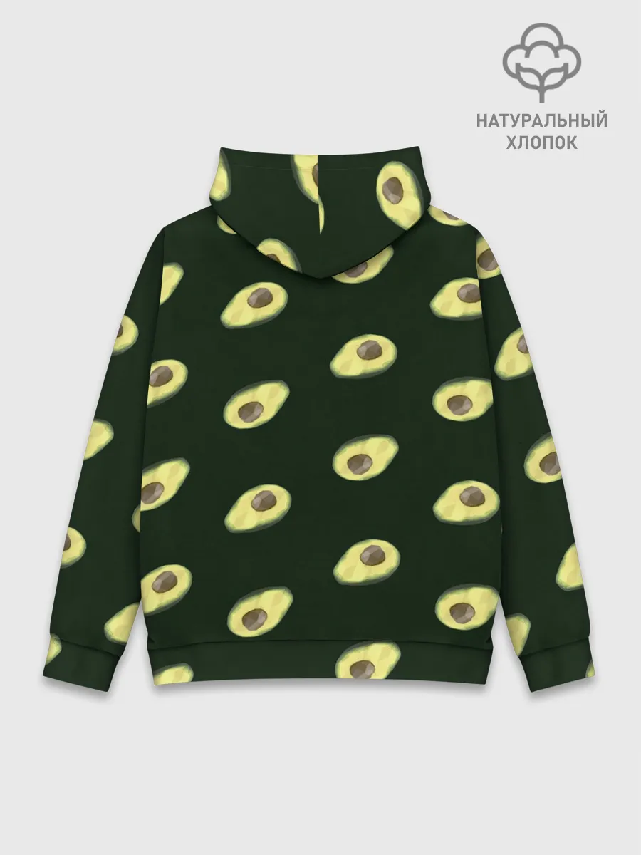 Худи мужской база хлопок / Авокадо