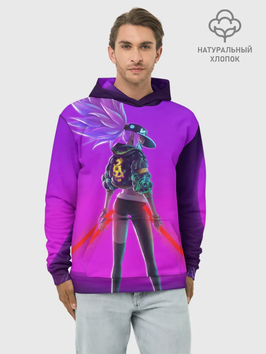 Худи мужской база хлопок / KDA Akali