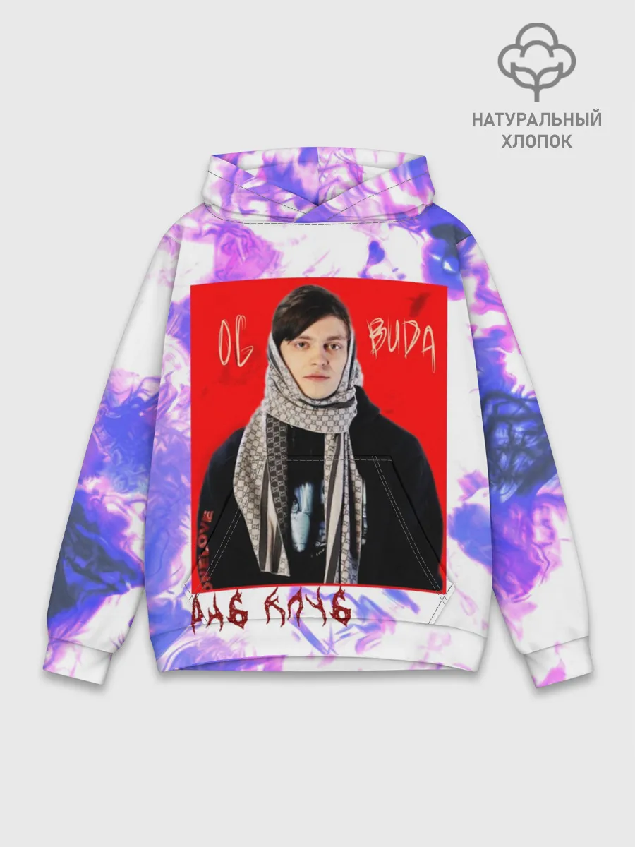 Худи мужской база хлопок / OG Buda на блоке