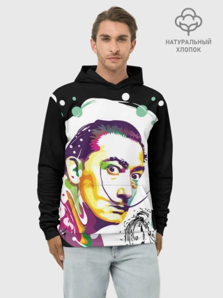 Худи мужской база хлопок / Сальвадор Дали