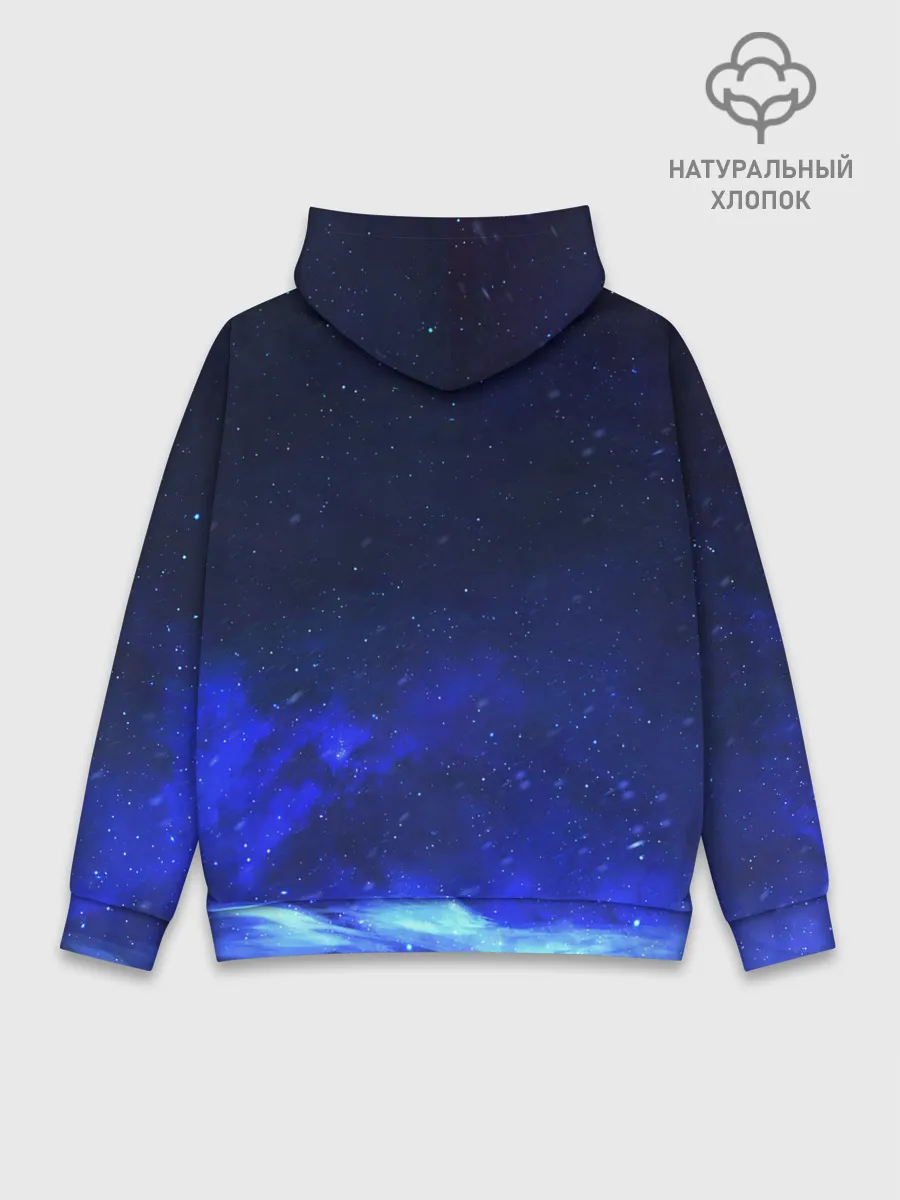 Худи мужской база хлопок / Dark Wolf