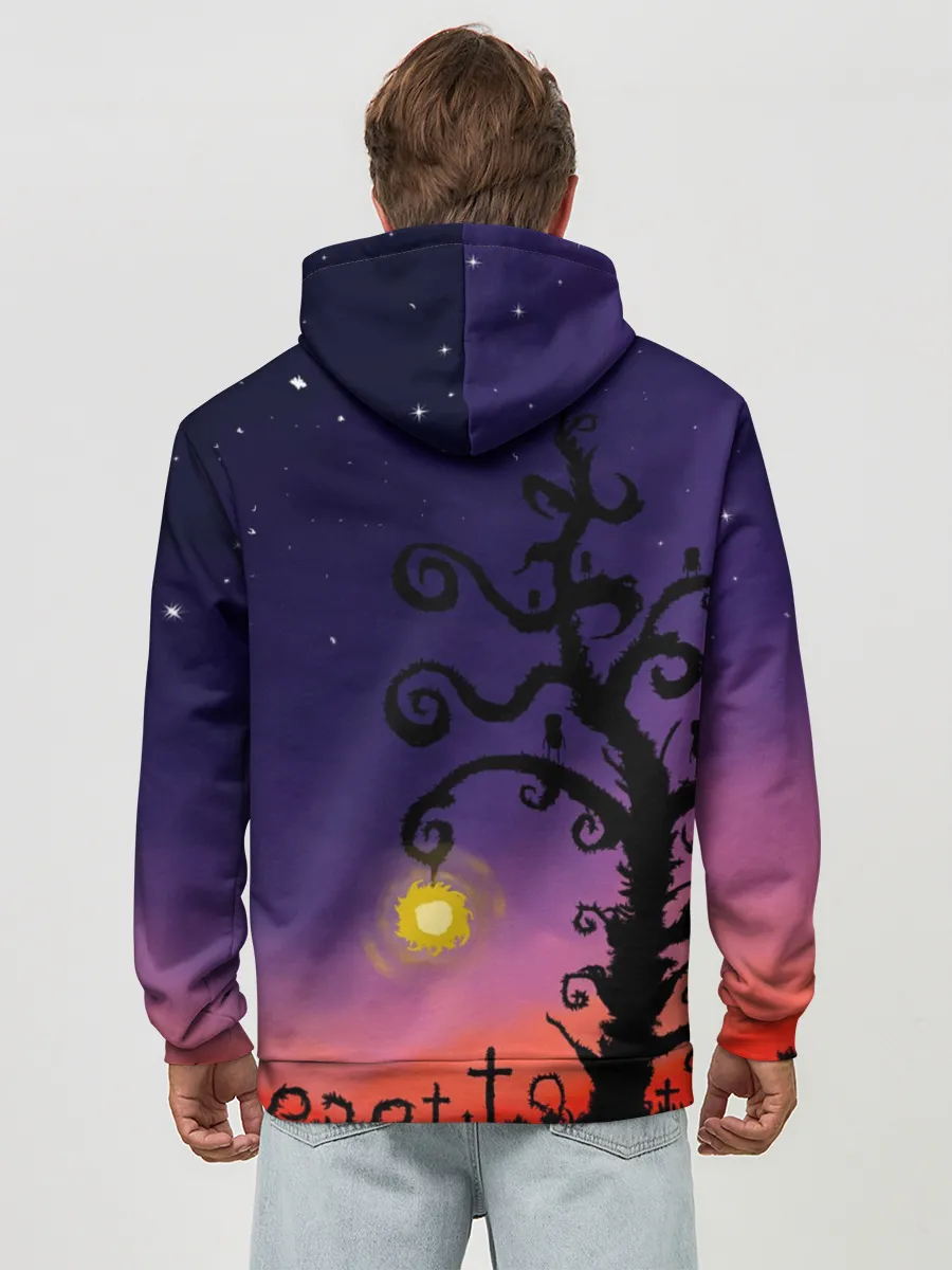 Худи мужской база хлопок / Ночь