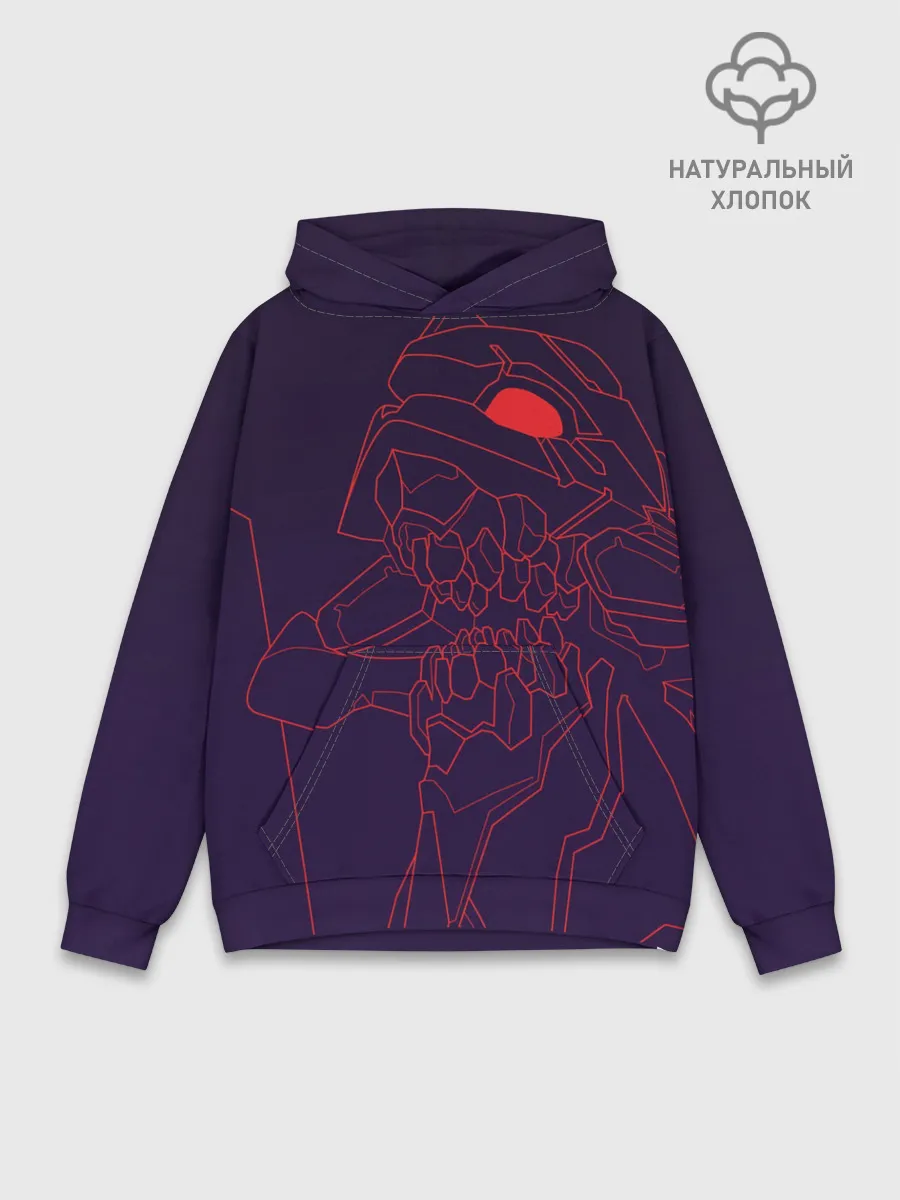 Худи мужской база хлопок / Евангилион