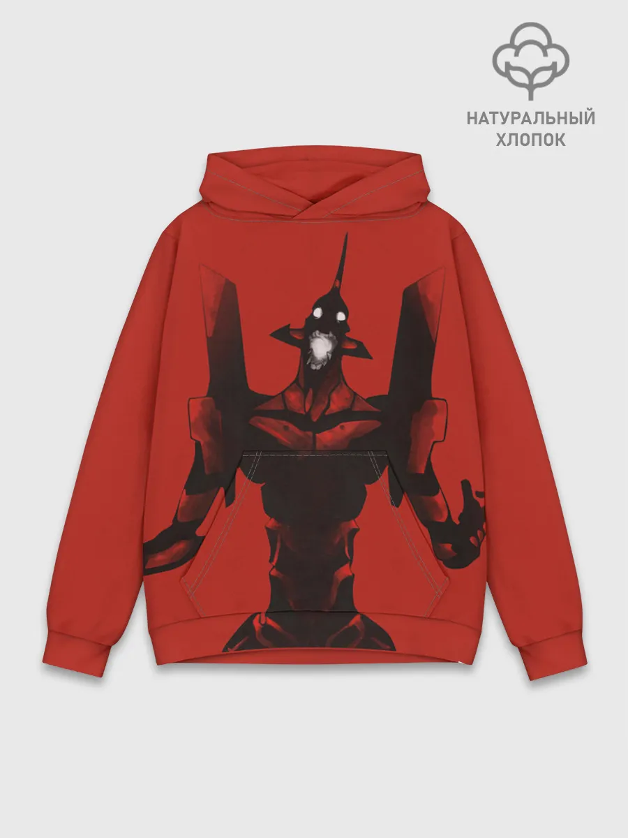 Худи мужской база хлопок / Евангилион