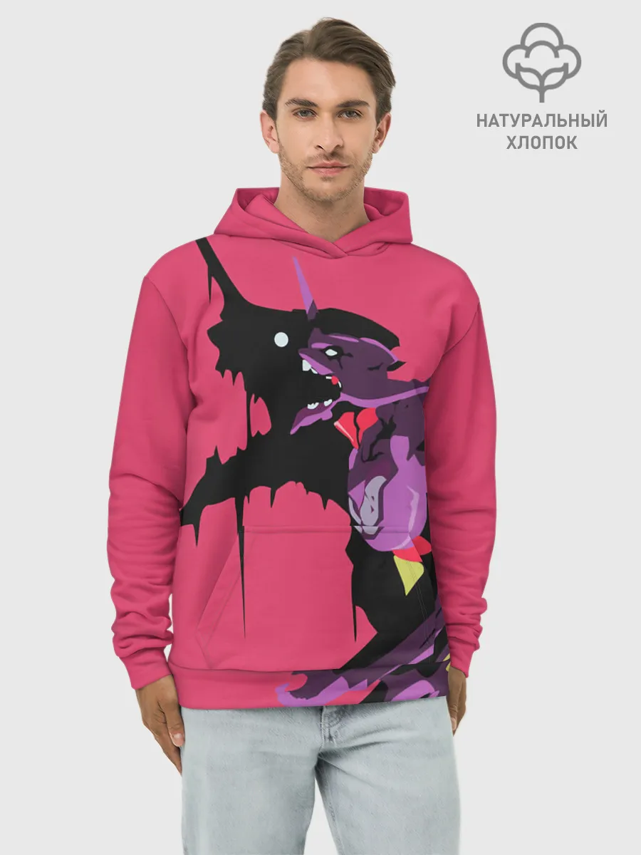 Худи мужской база хлопок / Евангилион