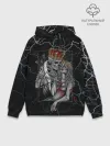 Худи мужской база хлопок / The Skull King and Queen