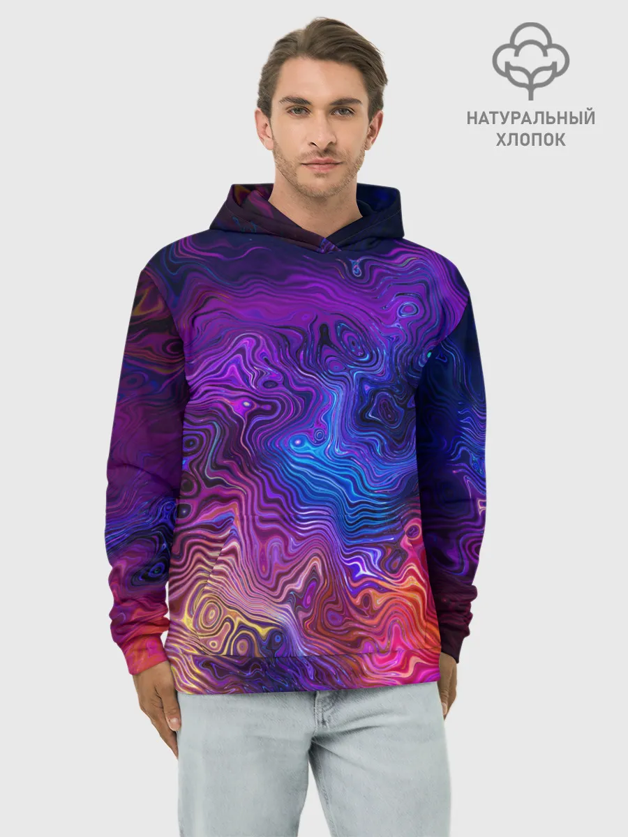 Худи мужской база хлопок / НЕОНОВЫЕ РАЗВОДЫ