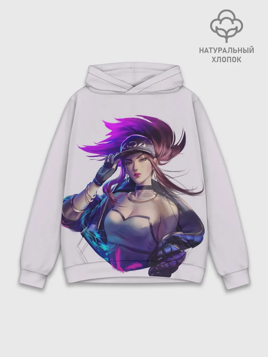 Худи мужской база хлопок / KDA Akali