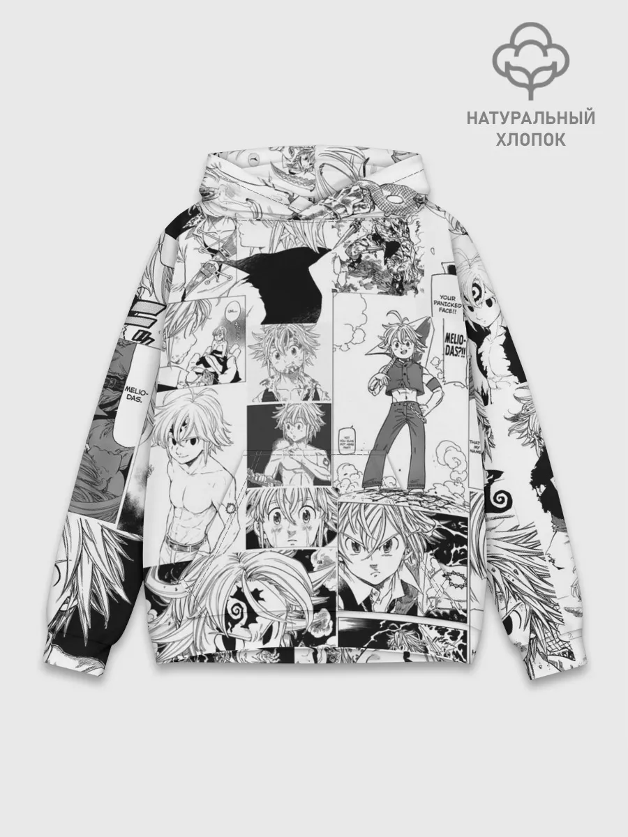 Худи мужской база хлопок / Мелиодас