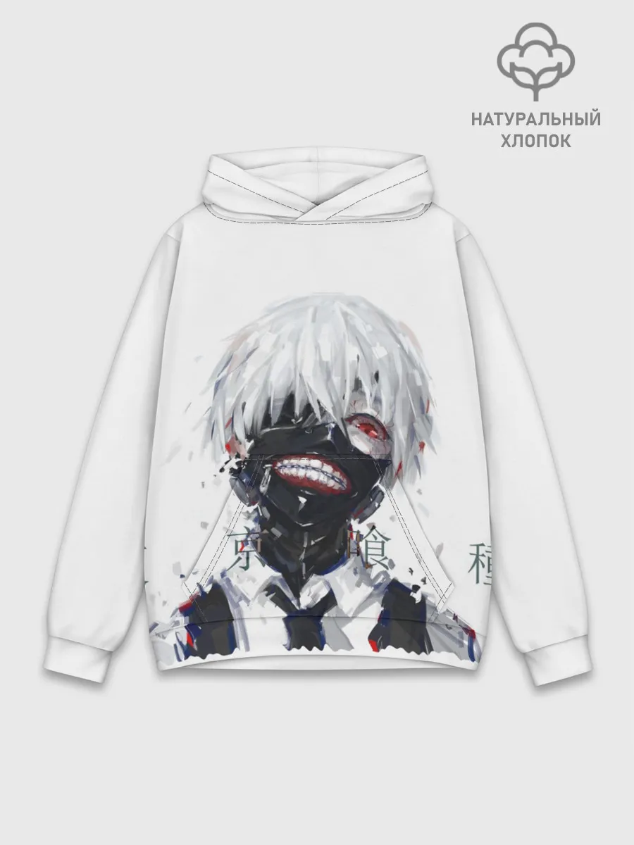 Худи мужской база хлопок / Гуль Токийский