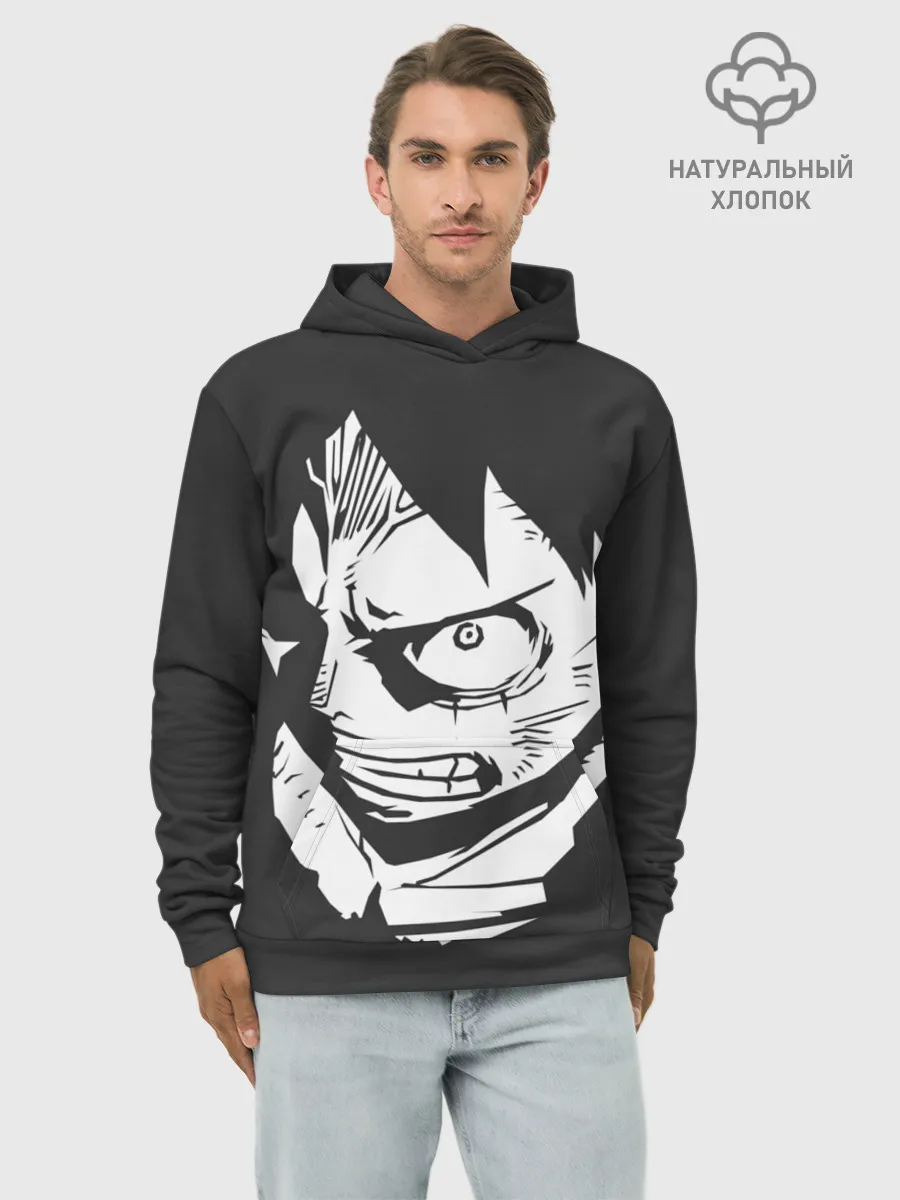 Худи мужской база хлопок / Злой One piece