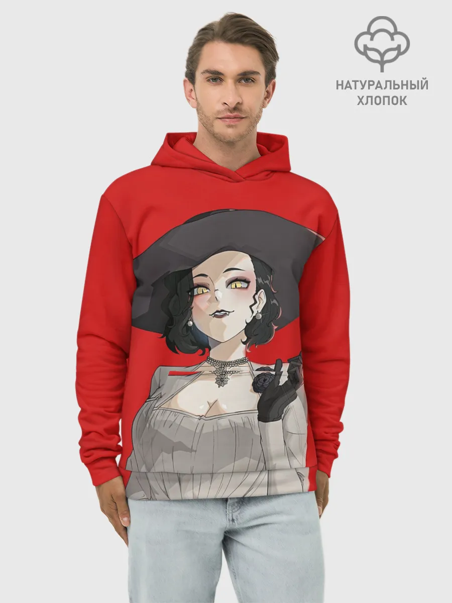 Худи мужской база хлопок / Residen Evil Вампирша village