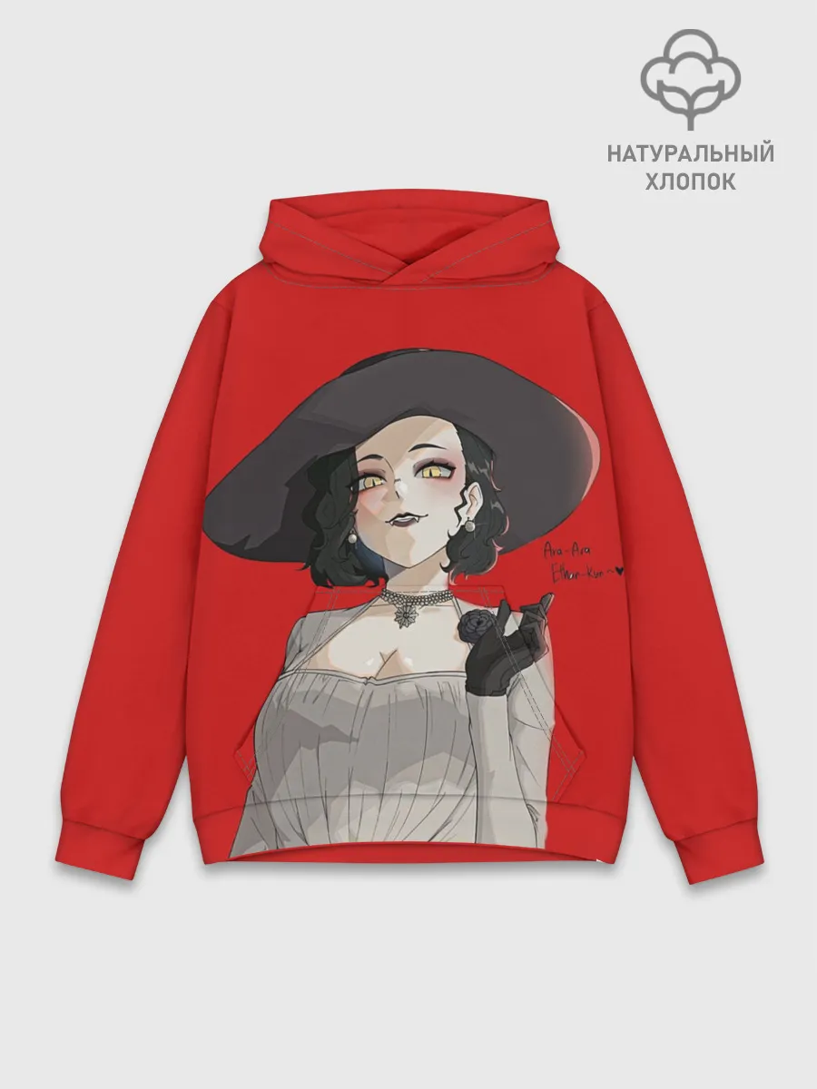 Худи мужской база хлопок / Residen Evil Вампирша village