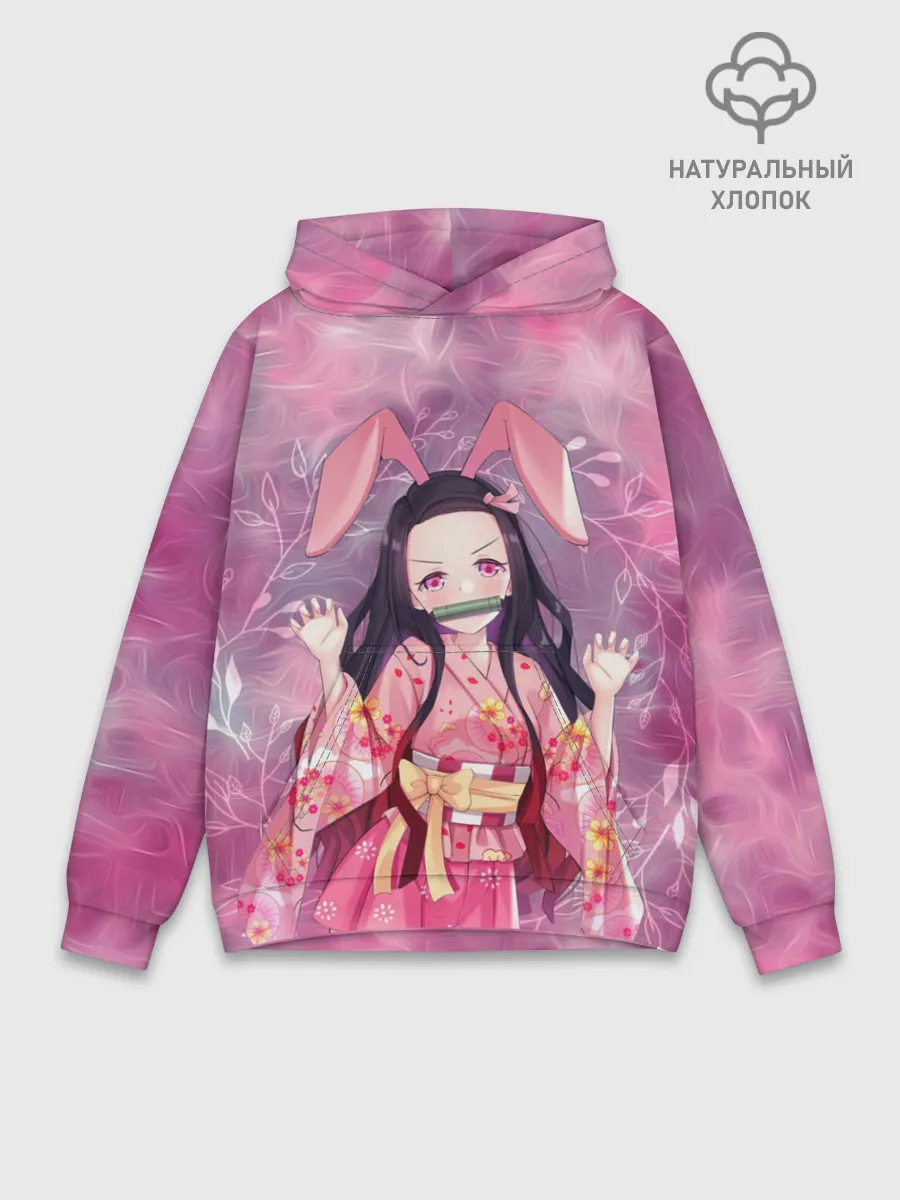 Худи мужской база хлопок / Незуко Камадо