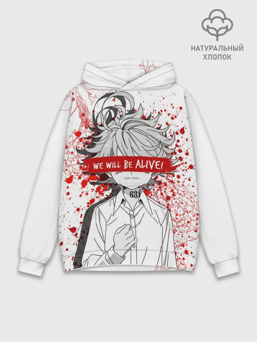 Худи мужской база хлопок / Обещанный Неверленд