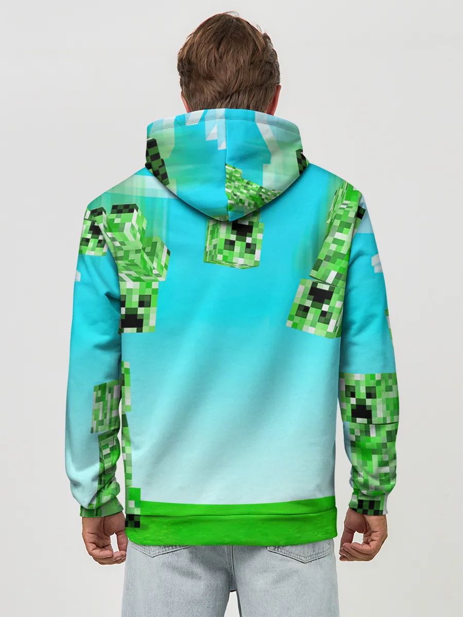 Худи мужской база хлопок / Minecraft