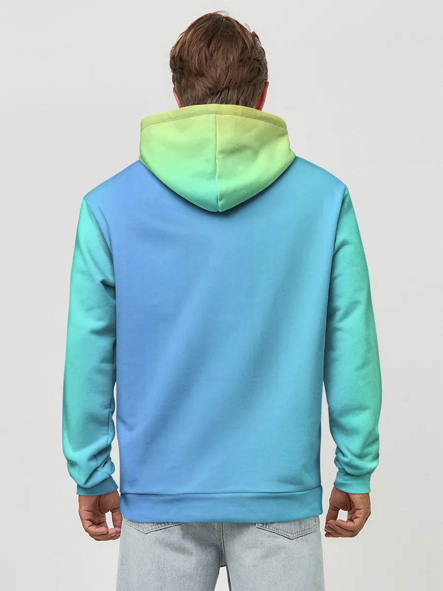 Худи мужской база хлопок / Aqua Among As