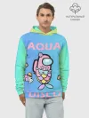 Худи мужской база хлопок / Aqua Among As
