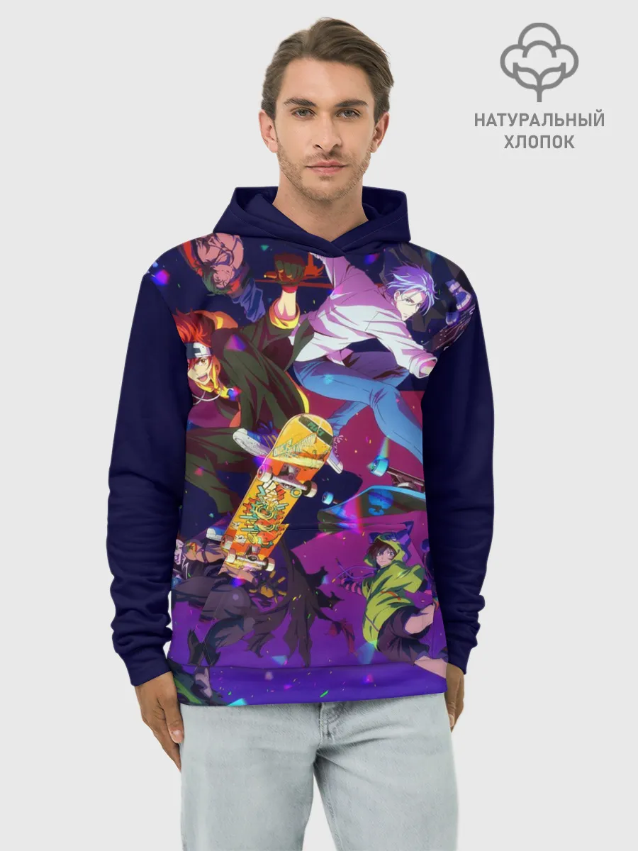 Худи мужской база хлопок / SK8 the Infinity