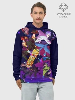 Худи мужской база хлопок / SK8 the Infinity