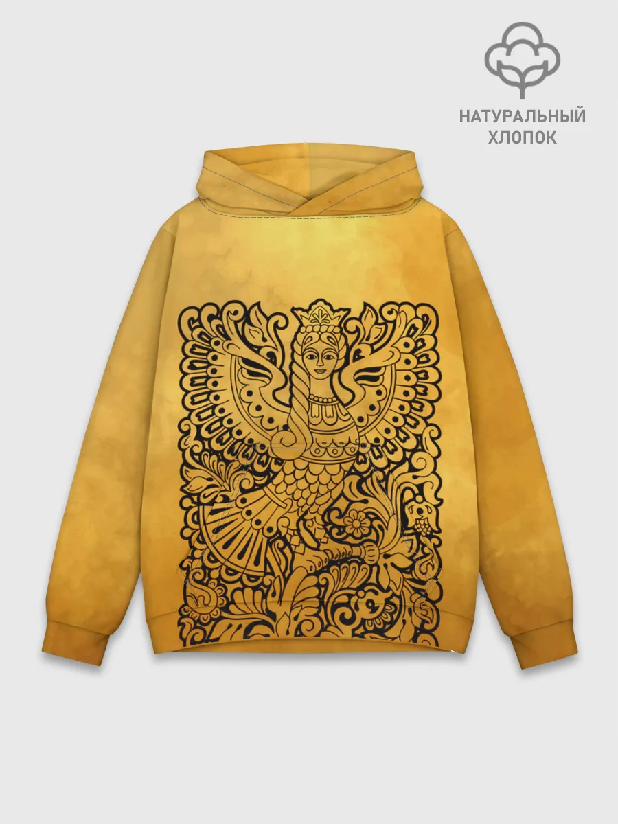 Худи мужской база хлопок / жар птица