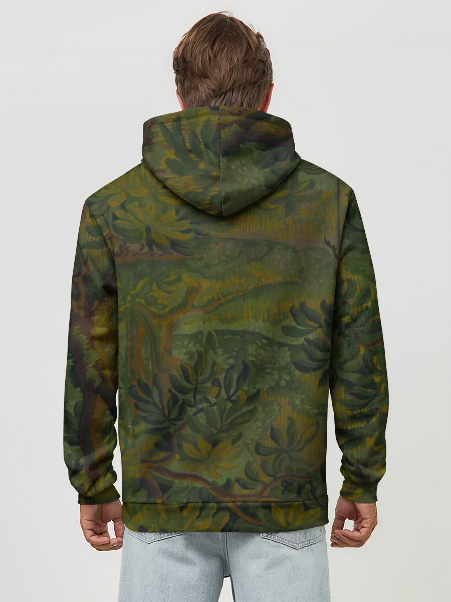 Худи мужской база хлопок / Зеркальный лес