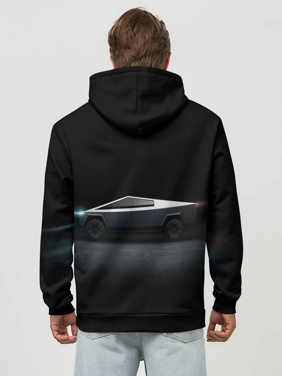 Худи мужской база хлопок / TESLA kibertruck