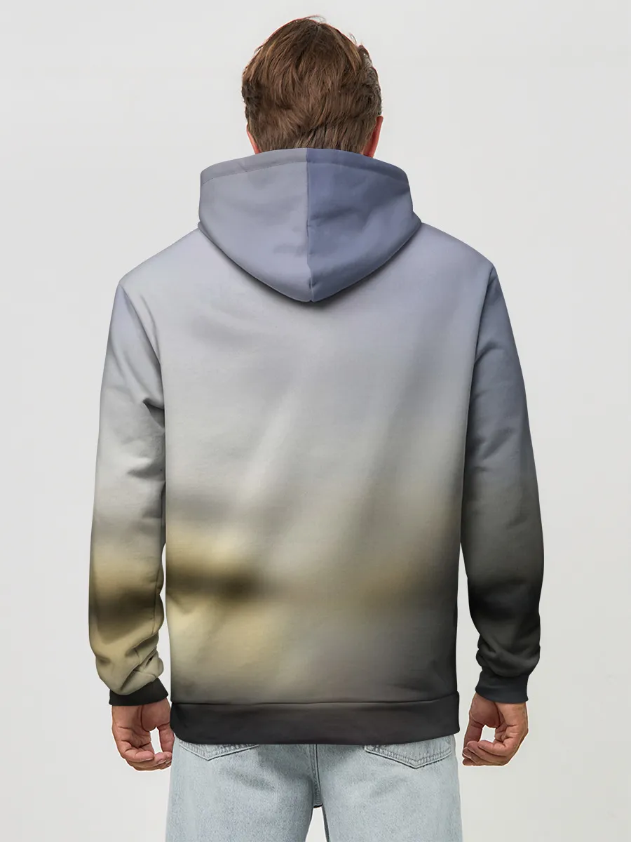 Худи мужской база хлопок / Tesla Roadster