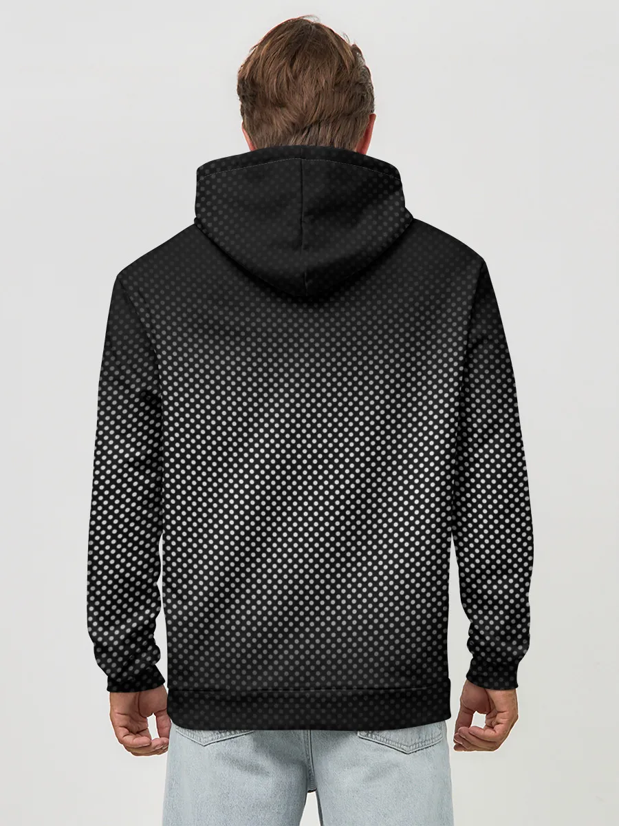 Худи мужской база хлопок / Абстракция точки